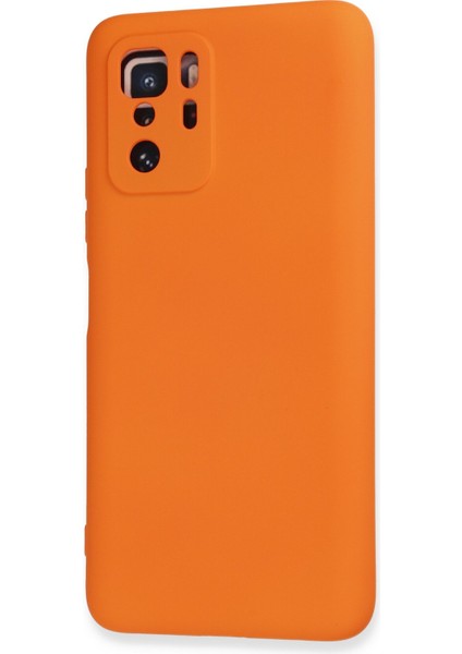 Xiaomi Poco X3 Gt Kılıf Nano Içi Kadife Silikon - Turuncu 300099