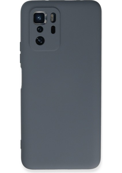 Xiaomi Poco X3 Gt Kılıf Nano Içi Kadife Silikon - Gri 300099