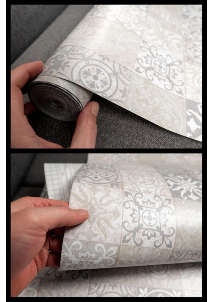 Desenli Kendiliginden Yapışkanlı Kaplama Folyosu 45 cm x 2 mt EFL056