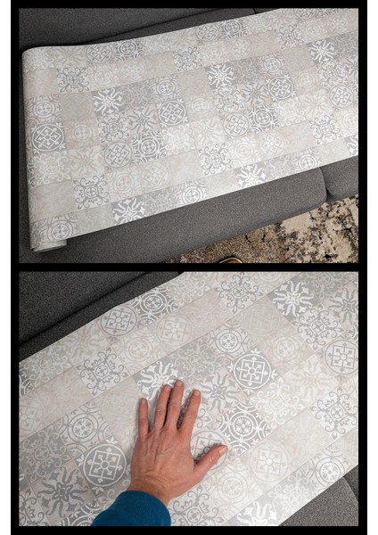 Desenli Kendiliginden Yapışkanlı Kaplama Folyosu 45 cm x 2 mt EFL056