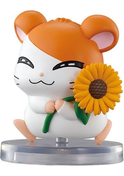 Hamtaro Rakamlar Anime Hamster Line Up Kavun Tohumları Yemek Gashapon Karikatür Pvc Action Figure Bebek Süsleri Çocuklar Için (Yurt Dışından)