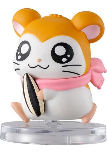 Hamtaro Rakamlar Anime Hamster Line Up Kavun Tohumları Yemek Gashapon Karikatür Pvc Action Figure Bebek Süsleri Çocuklar Için (Yurt Dışından)