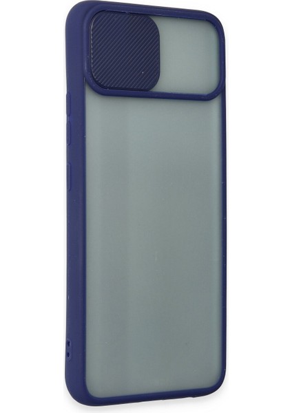 Realme C11 Kılıf Palm Buzlu Kamera Sürgülü Silikon - Lacivert 300099 fiyatları