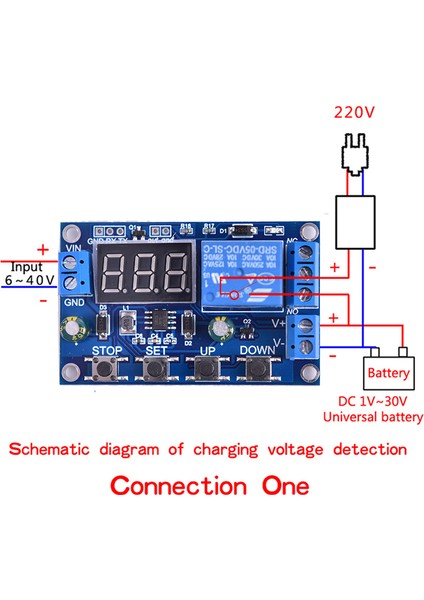 6-40V LED Akü Şarj Cihazı Boşaltma Kartı Alt / Aşırı Gerilim Koruma Modülü (Yurt Dışından) modelleri