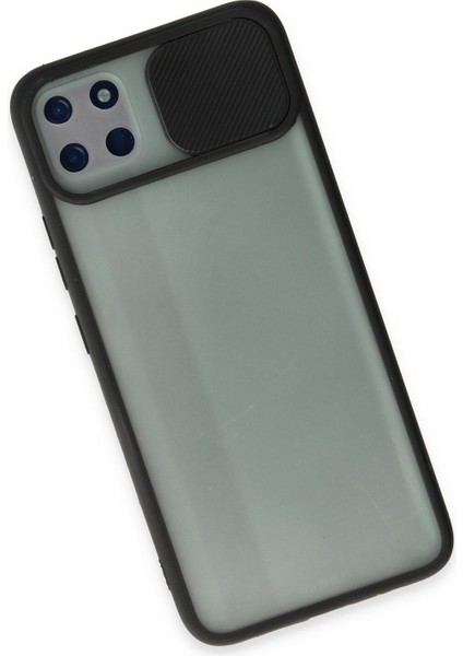 Realme C11 Kılıf Palm Buzlu Kamera Sürgülü Silikon - Siyah 300099 modelleri