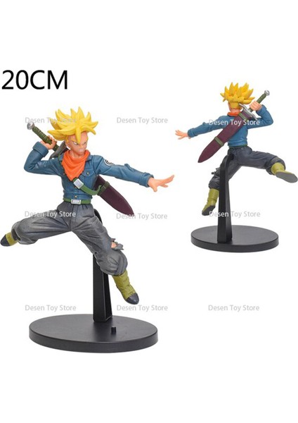 Dragon Ball Z Anime Figürleri Dbz Geleceğin Savaşı Sandıklar Mavi Saç Pvc Aksiyon Modeli Heykeli Oyuncaklar Hediyeler (Yurt Dışından)