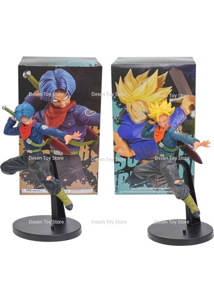 Dragon Ball Z Anime Figürleri Dbz Geleceğin Savaşı Sandıklar Mavi Saç Pvc Aksiyon Modeli Heykeli Oyuncaklar Hediyeler (Yurt Dışından)