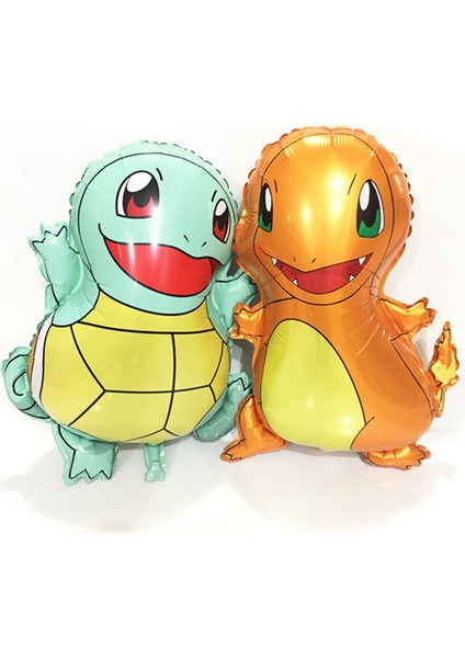 5 Adet/takım Takara Tomy Pokemon Balon Alüminyum Film Pikachu Charmander Bulbasaur Anime Figürleri Oyuncak Doğum Günü Partisi Dekorasyon Çocuk (Yurt Dışından)