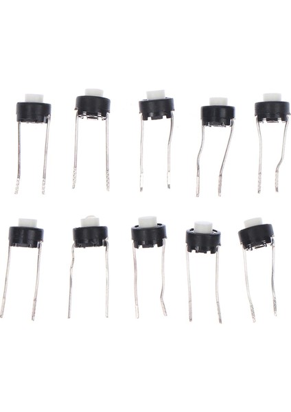 10 Adet 6*6*5mm Dokunmatik Anahtar Düğmesi Dıp Dokunsal Inceliğini Basma Düğmesi Mikro Anahtar Karşılaşması (Yurt Dışından)