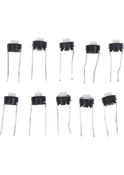 10 Adet 6*6*5mm Dokunmatik Anahtar Düğmesi Dıp Dokunsal Inceliğini Basma Düğmesi Mikro Anahtar Karşılaşması (Yurt Dışından)