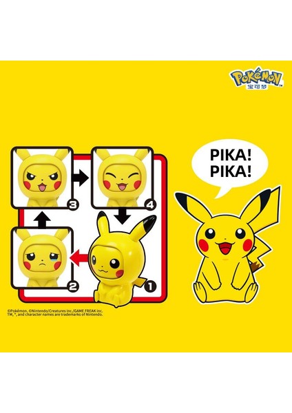 12 Stil Pokemon Anime Figürleri Oyuncaklar Değişken Yüz Modeli Pikachu Charmander Squirtle Çocuk Doğum Günü Hediyeleri Için Kawaii (Yurt Dışından)