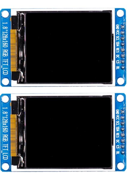 Namuny 2 Adet 1.8 Inç LCD Ekran Tam Renkli 128X160 Rgb Spı Tft LCD Ekran ST7735S 3.3V (Yurt Dışından)