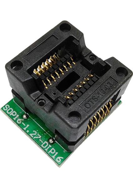 SOP16 To DIP16 Ic Programcı Adaptör Soketi Adaptör Soketi 150MIL Çip Programcı SOP16-1.27 Adaptör Soketi DIP16 OTS16-1.27-03 (Yurt Dışından)