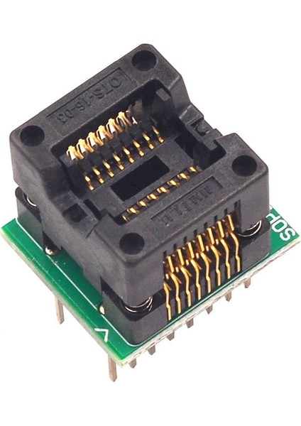 SOP16 To DIP16 Ic Programcı Adaptör Soketi Adaptör Soketi 150MIL Çip Programcı SOP16-1.27 Adaptör Soketi DIP16 OTS16-1.27-03 (Yurt Dışından)
