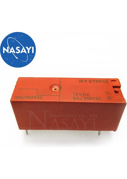 RY211012 5 Fit 8A 12V Röle (Yurt Dışından)