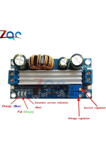 cc Cv Ayarlanabilir 3A 35W Dc 5 -30V Dc 0.5 -30V Adım Yukarı Aşağı Buck Boost Dönüştürücü Besleme Modülü Voltaj Regülatörü (Yurt Dışından)