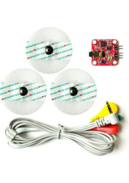 Kas Elektrik Analog Sinyal Sensörü Edinimi Duino Biyoelektronik Devre Emg Geliştirme Kiti Paketi (Yurt Dışından)