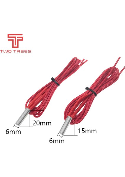 12V40W 24V40W 24V30W Reprap Isıtma Borusu Boru Seramik Kartuş Isıtıcı 3D Ekstruder Parçaları Mendel 12V40W L1000MM (Yurt Dışından)