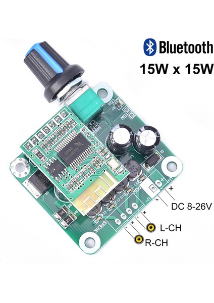 TPA3110 2X30W Bluetooth 4.2 Dijital Stereo Ses Güç Amplifikatörü Kurulu Dıy (Yurt Dışından)