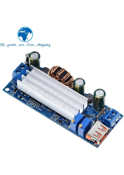 Dc Dc Step Up Boost Dönüştürücü 2-24V Ila 3-30V 4A 80W cc Cv Modülü Ayarlanabilir Düzenlenmiş Besleme 3.7V 6V 9V 12V USB ile (Yurt Dışından)