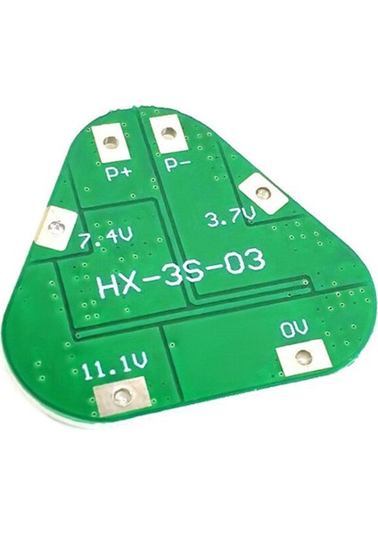 3s 8A 12V 18650 Lityum Pil Koruma Levhası 11.1V 12.6V Aşırı Şarj Aşırı Deşarj Koruması 3 Hücre Paketi Li-Ion Bms Pcm (Yurt Dışından)