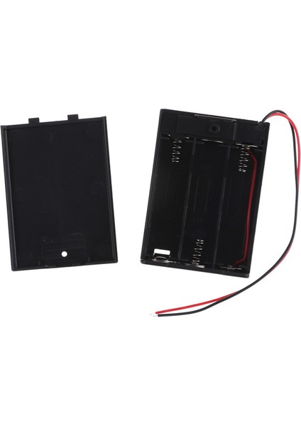 4.5V 3 Aa Pil Tutucu Kılıf Hücresi, Açık/kapalı Geçiş Anahtarı Kutusu Paketi Kapağı Karşılaşması (Yurt Dışından)