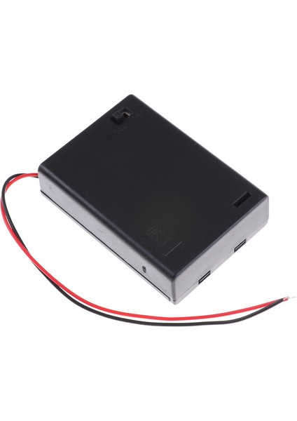 4.5V 3 Aa Pil Tutucu Kılıf Hücresi, Açık/kapalı Geçiş Anahtarı Kutusu Paketi Kapağı Karşılaşması (Yurt Dışından)