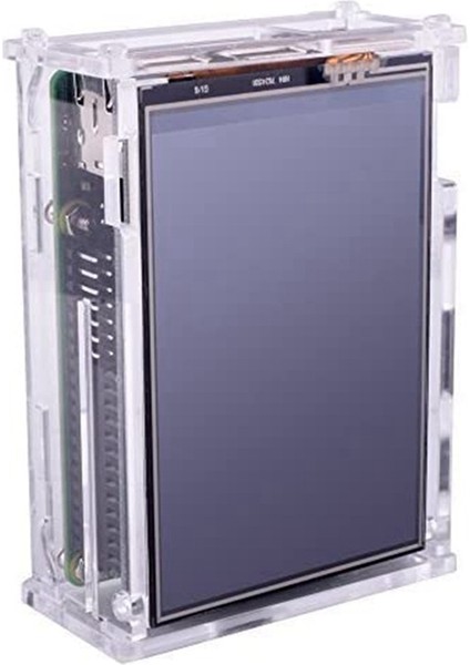 Raspberry Pi 4b/3b+ Için 3,5 Inç Kontaklı Ekran Akrilik Kabuk (Yurt Dışından)