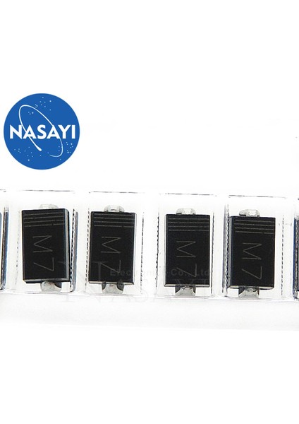 1N4007 1A1000V Smd M7 Sma Paketi Doğrultucu Schottky Diyot Serigrafi M7 (Yurt Dışından)