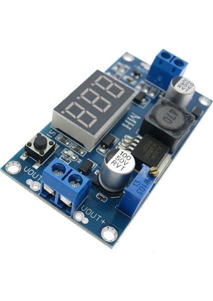 Dc-Dc 3-32V - 5V-35V XL6009 Boost Yükseltme Modülü Dc Ayarlanabilir Çıkış LED Voltmetre (Yurt Dışından)
