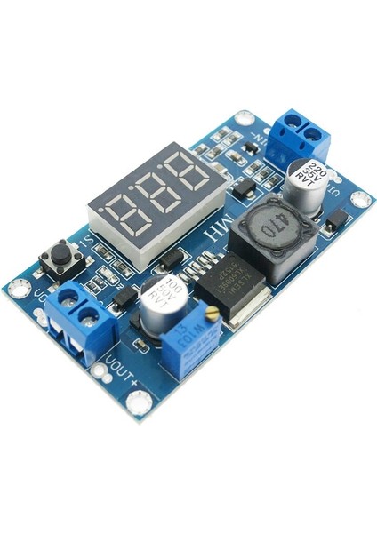Dc-Dc 3-32V - 5V-35V XL6009 Boost Yükseltme Modülü Dc Ayarlanabilir Çıkış LED Voltmetre (Yurt Dışından)
