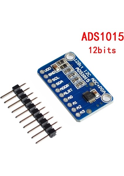 16 Bit I2C ADS1115 ADS1015 Modülü Adc 4 Kanallı Pro Kazanç Amplifikatörü 2.0V Ila 5.5V Arduino Rpi Için (Yurt Dışından)