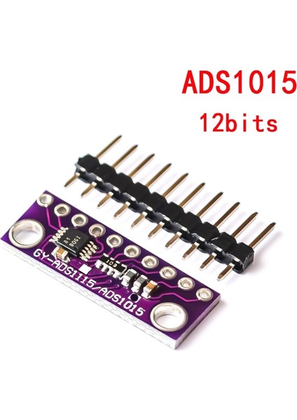 16 Bit I2C ADS1115 ADS1015 Modülü Adc 4 Kanallı Pro Kazanç Amplifikatörü 2.0V Ila 5.5V Arduino Rpi Için (Yurt Dışından)