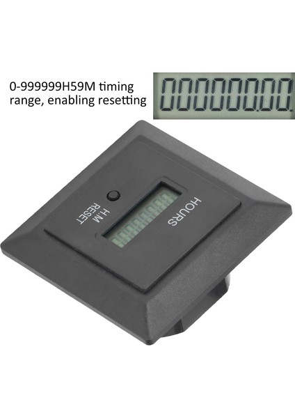 Saat Ölçer, Yüksek Doğruluk 0-999999H59M Kontrol Için Endüstriyel Zamanlayıcı (Yurt Dışından)