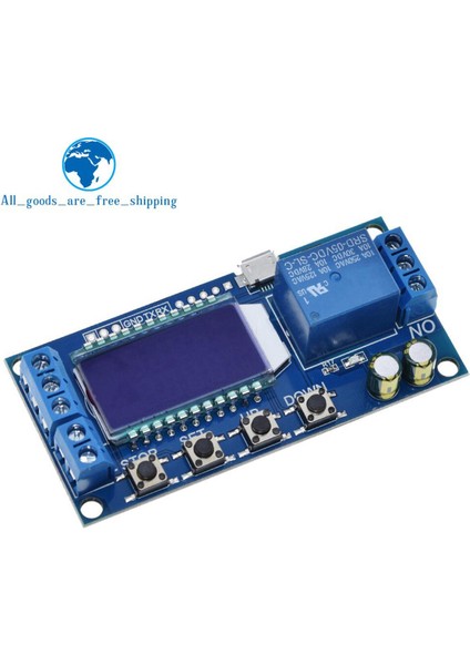 6-30 V Mikro USB Dijital LCD Ekran Zaman Geciktirme Rölesi Modülü Kontrol Zamanlayıcı Anahtarı Tetik Döngüsü Modülü XY-LJ02 (Yurt Dışından)