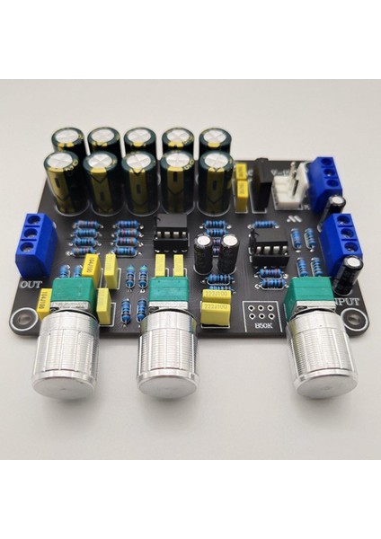 Srıwen Çift NE5532 Değiştirilebilir Ton Preamp Kartı Ses Tiz Bas Ayarı Ekolayzır Preamplifikatör Ton Kontrolü Preamplifikatör (Yurt Dışından)