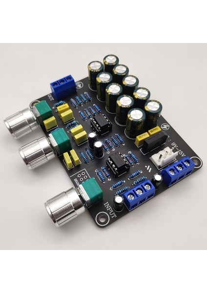 Srıwen Çift NE5532 Değiştirilebilir Ton Preamp Kartı Ses Tiz Bas Ayarı Ekolayzır Preamplifikatör Ton Kontrolü Preamplifikatör (Yurt Dışından)