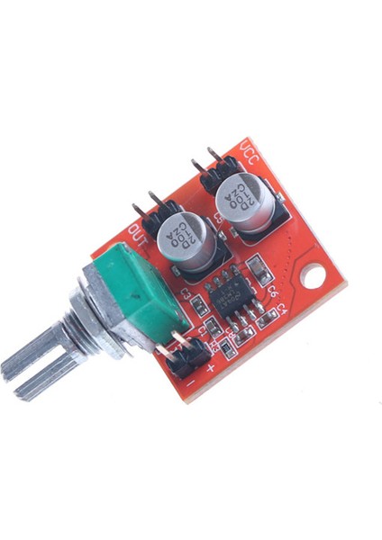 LM386 Elektret Mikrofon Güç Amplifikatörü Kartı Kazanç 200 Kez Dc 3.7V-12V (Yurt Dışından)