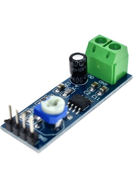 LM386 Ses Güç Modülü 200 Kat Kazanç Amplifikatör Kurulu Mono Güç 5V-12V Giriş (Yurt Dışından)