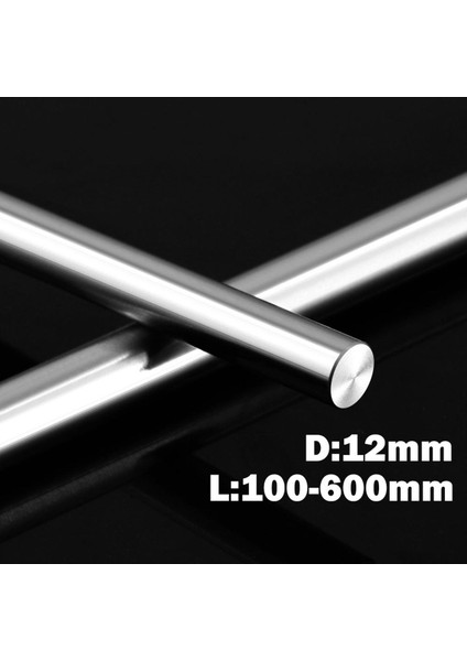 1 Adet Optik Eksen 12MM Doğrusal Mil 200 300 400 450 500 600 mm Krom Sertleştirilmiş Çubuk Doğrusal Hareket Mili Cnc Parçaları 3D Parçaları (Yurt Dışından)