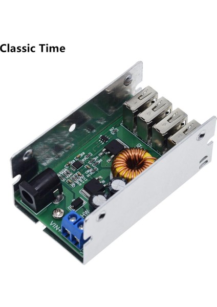 Dc-Dc 9V 12V 24V 36V 5V Adım Aşağı Kurulu 5A 4 USB Çıkışı Buck Dönüştürücü Voltaj Regülatörü Modülü Alüminyum Kabuk ile Telefonlar Için (Yurt Dışından)