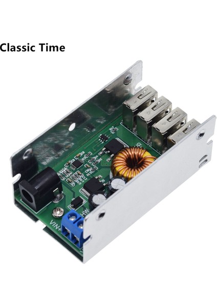 Dc-Dc 9V 12V 24V 36V 5V Adım Aşağı Kurulu 5A 4 USB Çıkışı Buck Dönüştürücü Voltaj Regülatörü Modülü Alüminyum Kabuk ile Telefonlar Için (Yurt Dışından)