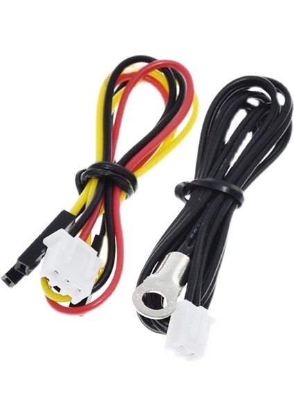 Tek 12V 0.8A Dc Pwm 2-3 Telli Fan Sıcaklık Kontrolü Hız Kontrol Cihazı Şasi Bilgisayar Gürültü Azaltma Modülü Ntc B 50K 3950 (Yurt Dışından)