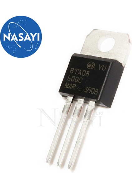 10 Adet BTA08-600C BTA08 TO-220 (Yurt Dışından)