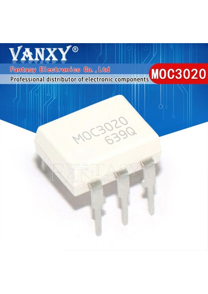 10 Adet MOC3020 Dıp6 3020 Dıp Optocouplers 6pin 400V Optocoupl Yeni ve Orijinal (Yurt Dışından)
