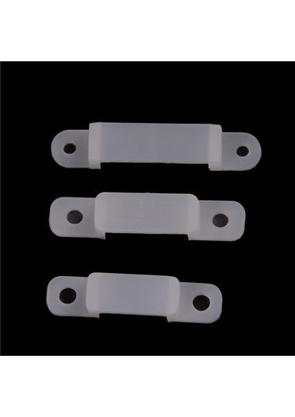 10 Adet 10/14/17MM Silikon LED Klipler Sabit Rgb Şerit Işık Sabitleme Konnektörleri Karşılaşma (Yurt Dışından)