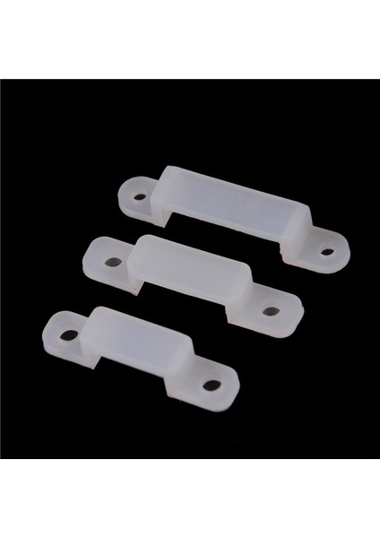 10 Adet 10/14/17MM Silikon LED Klipler Sabit Rgb Şerit Işık Sabitleme Konnektörleri Karşılaşma (Yurt Dışından)