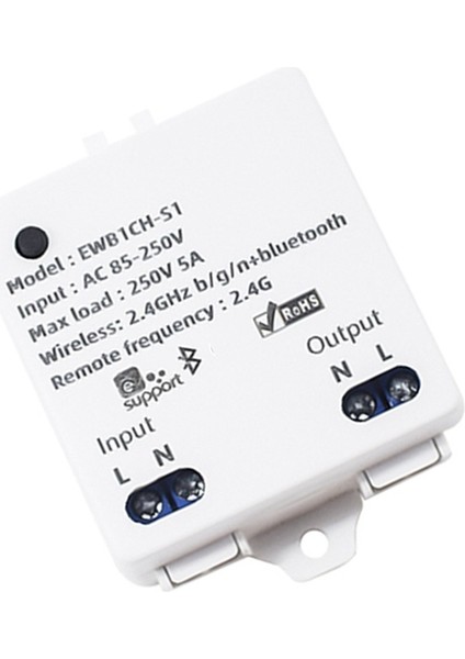 Oypfxmı Ewelınk Akıllı Wifi Işık Anahtar Modülü 1ch Ac 85-250 V 2.4g Uzaktan Kumanda 1 Kanal Inching Röle Alexa Google Ev Için (Yurt Dışından) modelleri
