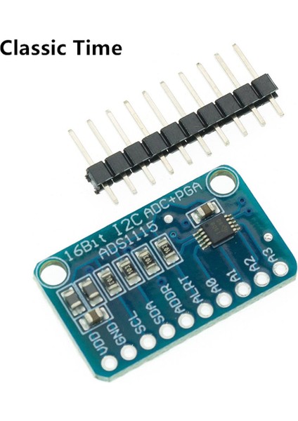 I2C ADS1115 16 Bit Adc 4 Kanallı Modül, Arduino Rpi Için Programlanabilir Kazanç Amplifikatörü 2.0V - 5.5V (Yurt Dışından)
