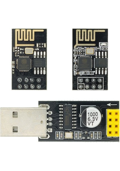 1 Adet Usb'den ESP8266 Modülüne Esp-01 ESP-01S USB Adaptör Panosu Kablosuz Iletişim Mikrodenetleyici Geliştirme (Yurt Dışından)